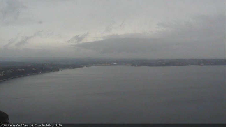 Lake Travis webcam, December 16, 2017 2:40 PM CT