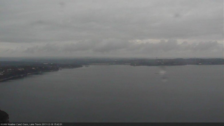 Lake Travis webcam, December 16, 2017 2:45 PM CT