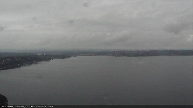 Lake Travis webcam, December 16, 2017 3:00 PM CT