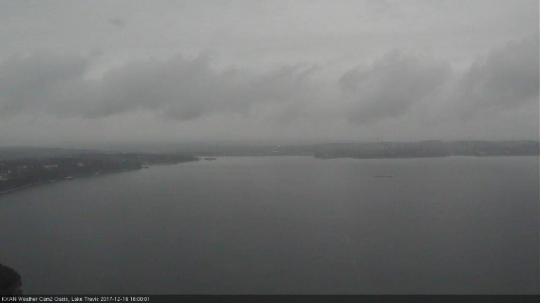 Lake Travis webcam, December 16, 2017 3:30 PM CT