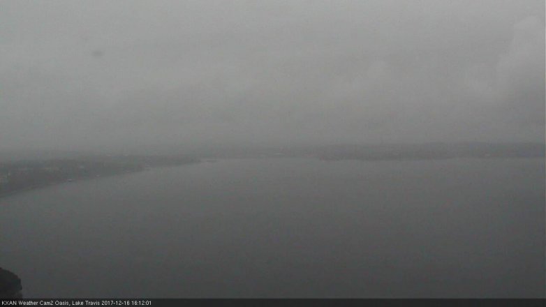 Lake Travis webcam, December 16, 2017 3:35 PM CT