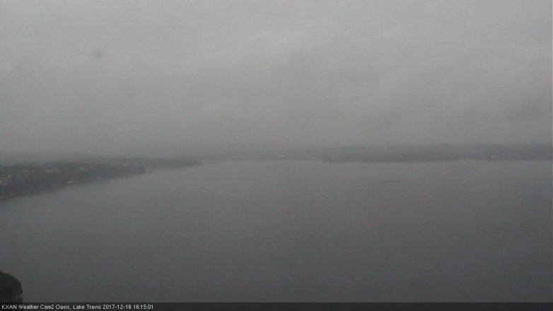 Lake Travis webcam, December 16, 2017 3:45 PM CT