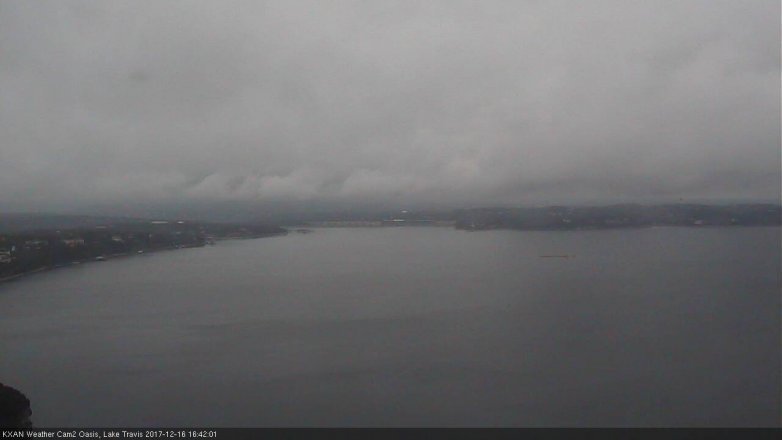Lake Travis webcam, December 16, 2017 3:50 PM CT
