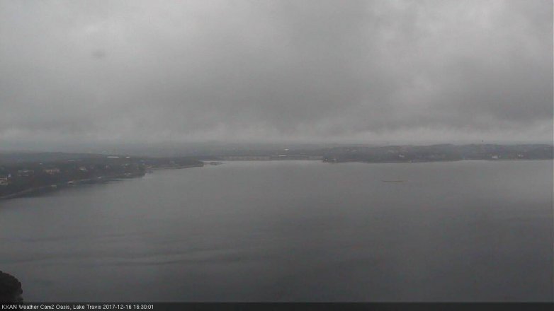 Lake Travis webcam, December 16, 2017 4:00 PM CT