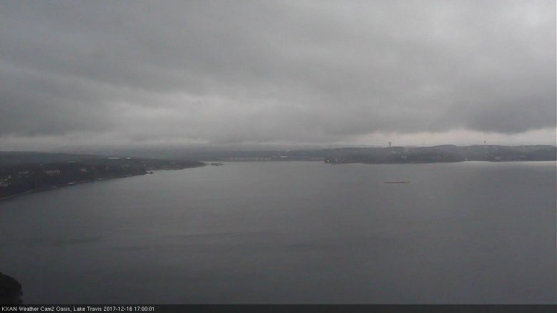 Lake Travis webcam, December 16, 2017 4:10 PM CT