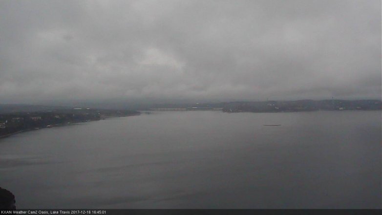 Lake Travis webcam, December 16, 2017 4:15 PM CT