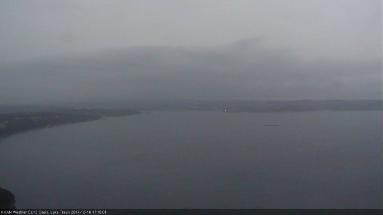 Lake Travis webcam, December 16, 2017 4:40 PM CT