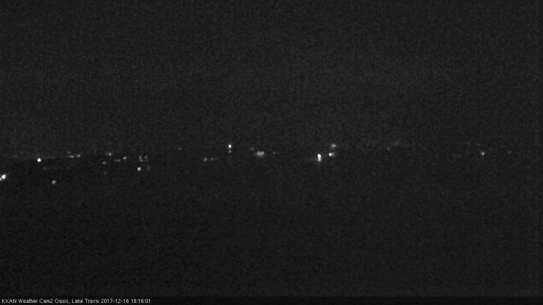 Lake Travis webcam, December 16, 2017 5:30 PM CT