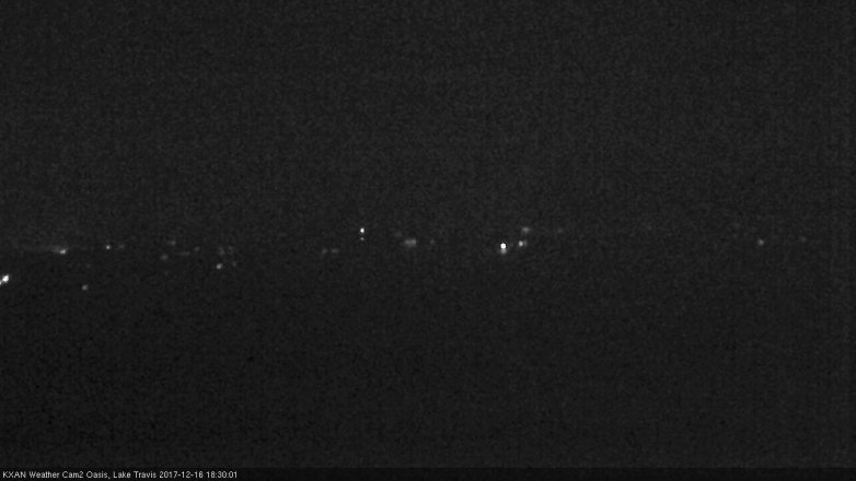 Lake Travis webcam, December 16, 2017 5:55 PM CT