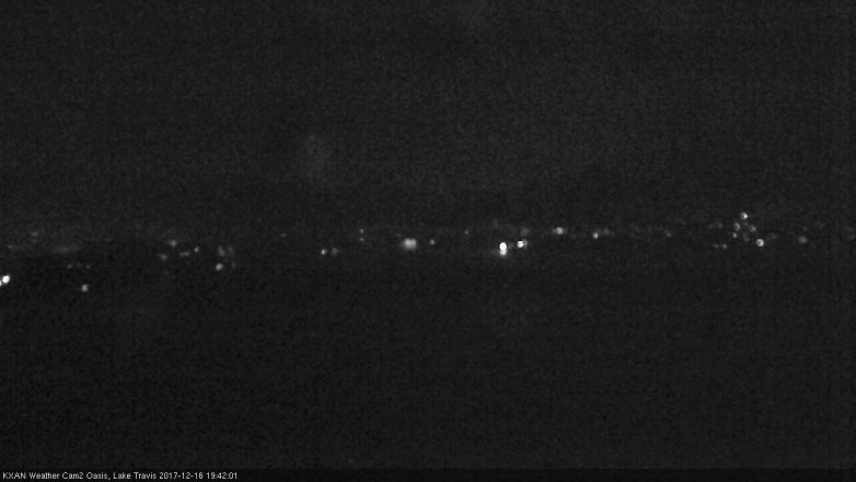 Lake Travis webcam, December 16, 2017 7:10 PM CT