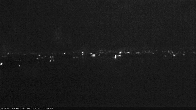 Lake Travis webcam, December 16, 2017 7:20 PM CT