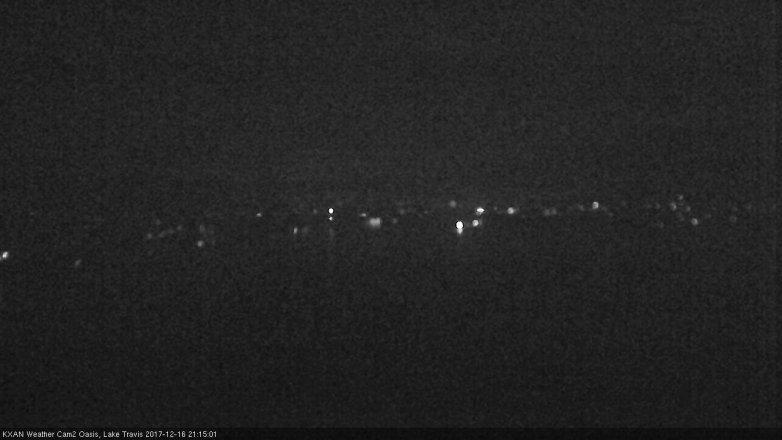 Lake Travis webcam, December 16, 2017 8:20 PM CT