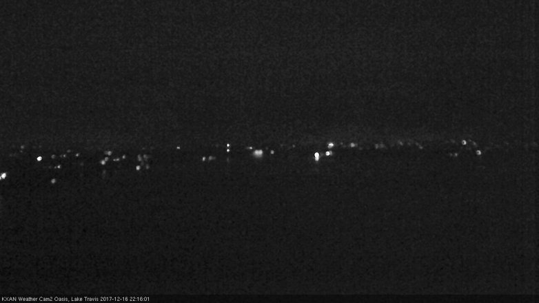Lake Travis webcam, December 16, 2017 9:35 PM CT