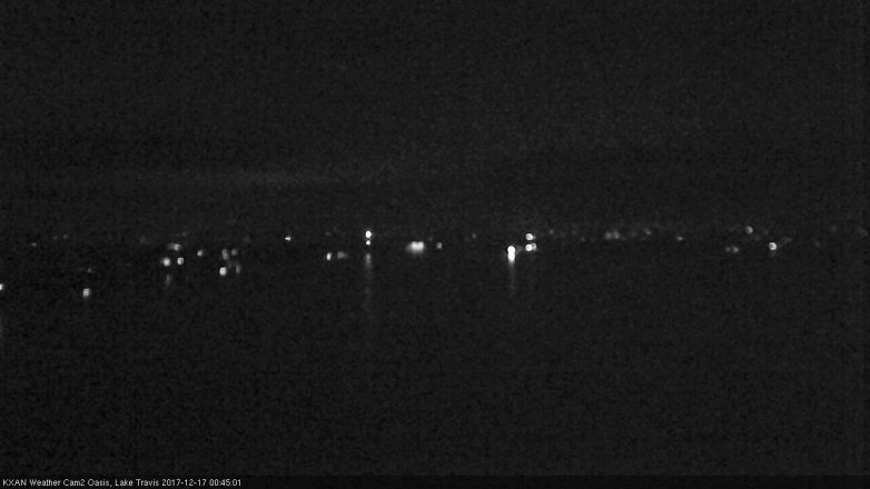 Lake Travis webcam, December 16, 2017 12:00 AM CT