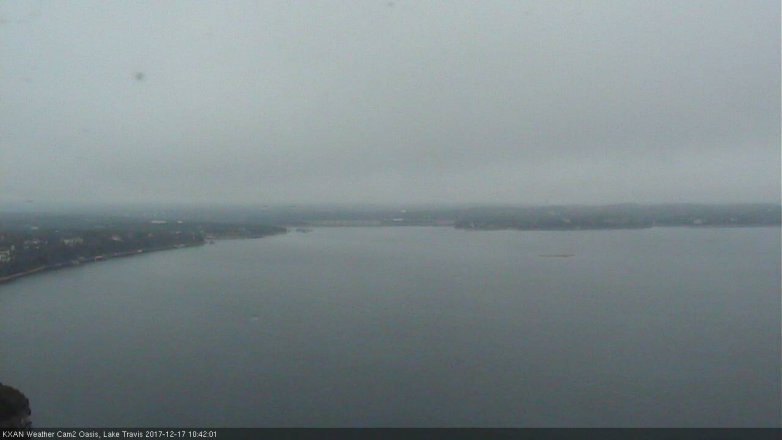 Lake Travis webcam, December 17, 2017 9:50 AM CT