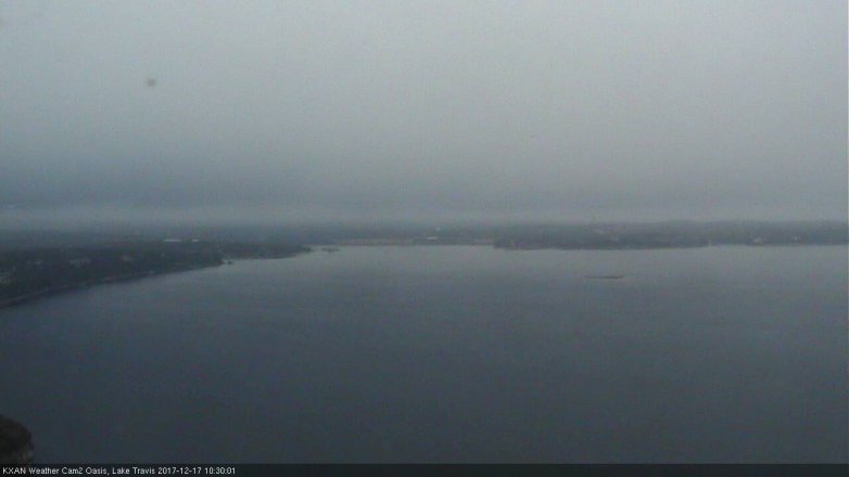 Lake Travis webcam, December 17, 2017 10:00 AM CT