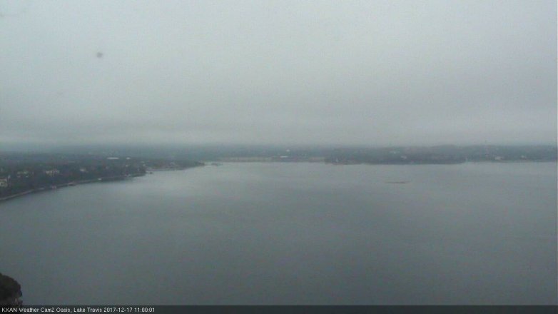 Lake Travis webcam, December 17, 2017 10:30 AM CT