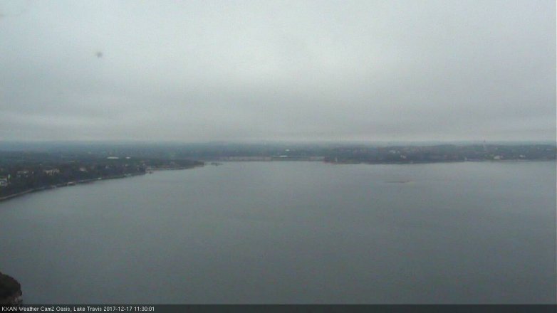 Lake Travis webcam, December 17, 2017 10:45 AM CT