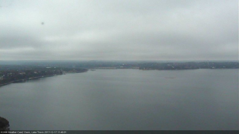 Lake Travis webcam, December 17, 2017 10:55 AM CT