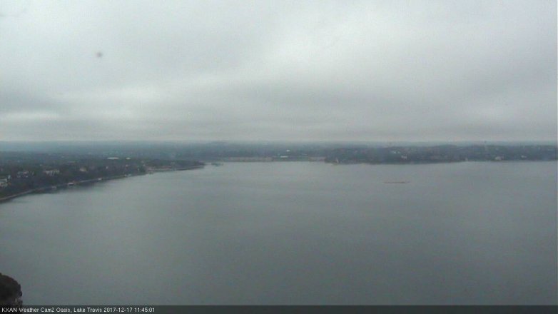 Lake Travis webcam, December 17, 2017 11:00 AM CT