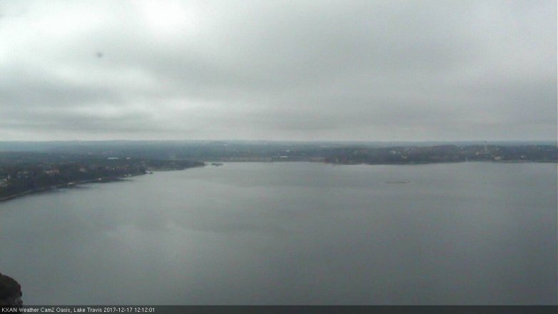 Lake Travis webcam, December 17, 2017 11:15 AM CT