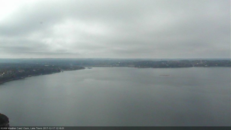 Lake Travis webcam, December 17, 2017 11:25 AM CT