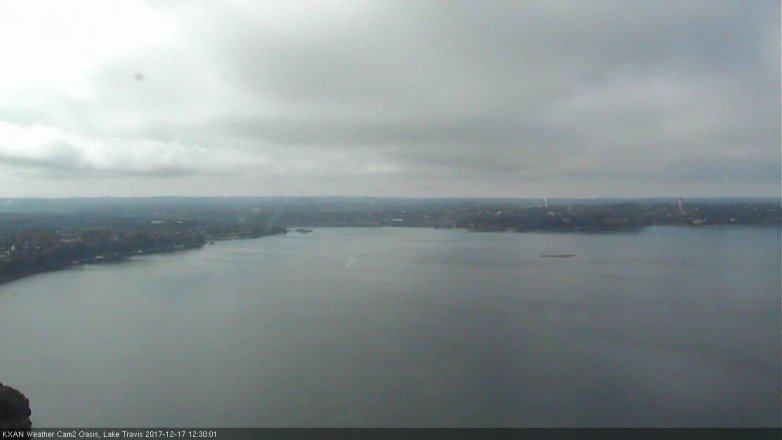 Lake Travis webcam, December 17, 2017 11:40 AM CT