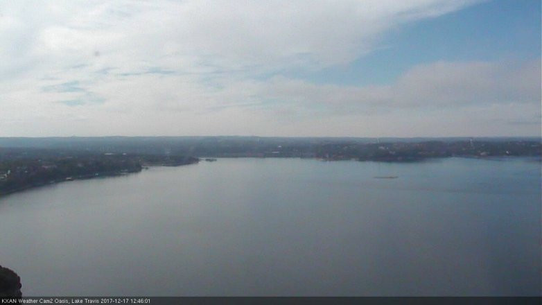 Lake Travis webcam, December 17, 2017 12:00 PM CT