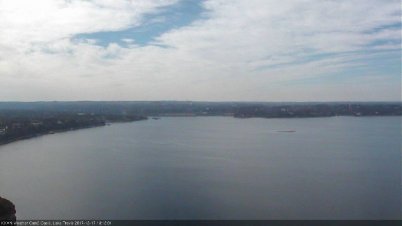 Lake Travis webcam, December 17, 2017 12:30 PM CT