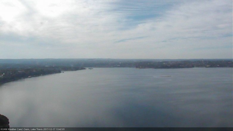 Lake Travis webcam, December 17, 2017 12:50 PM CT