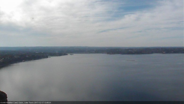 Lake Travis webcam, December 17, 2017 12:55 PM CT