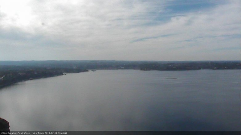 Lake Travis webcam, December 17, 2017 1:00 PM CT
