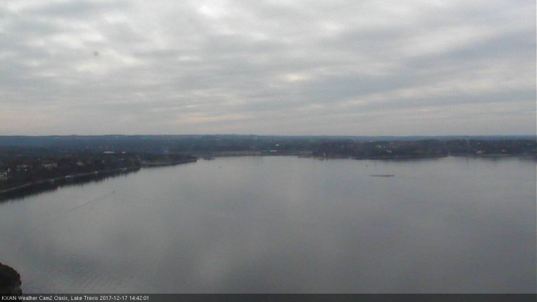 Lake Travis webcam, December 17, 2017 1:50 PM CT