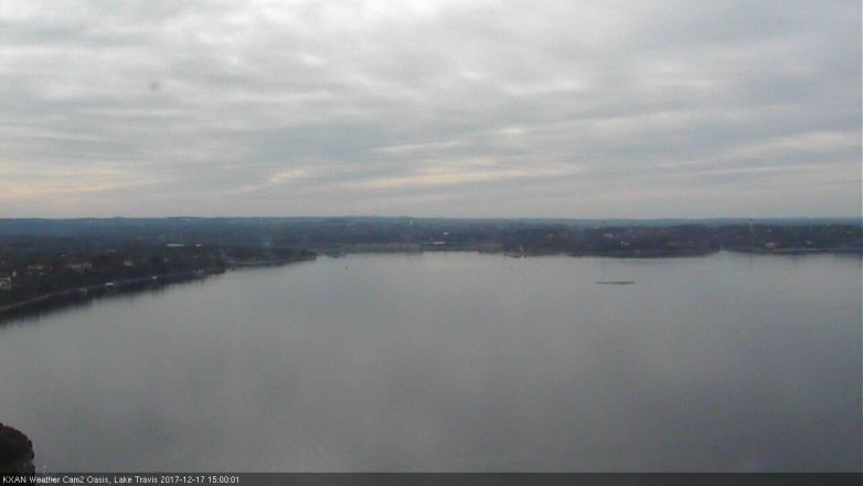 Lake Travis webcam, December 17, 2017 2:10 PM CT