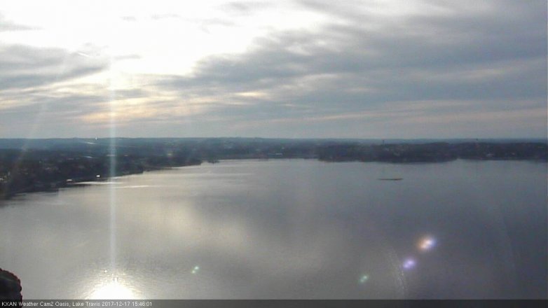 Lake Travis webcam, December 17, 2017 2:50 PM CT