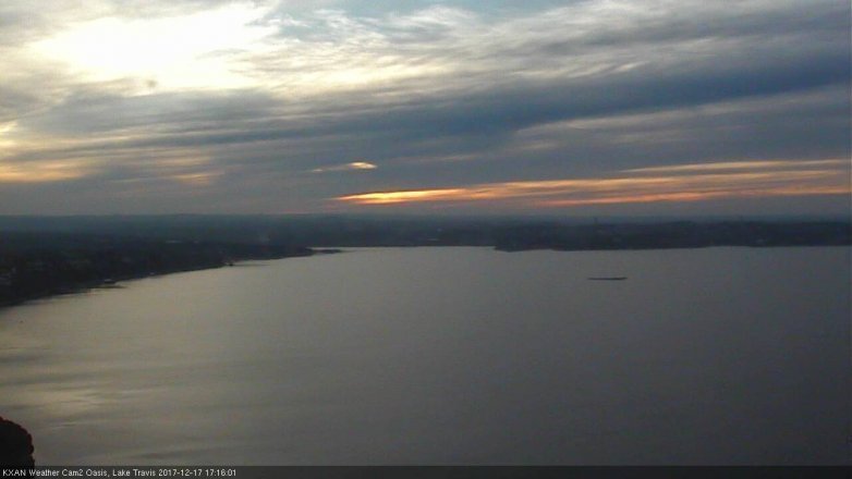 Lake Travis webcam, December 17, 2017 4:35 PM CT