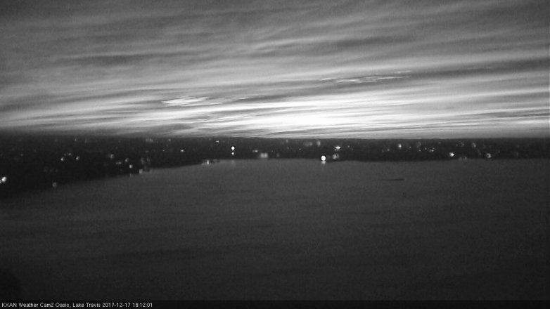 Lake Travis webcam, December 17, 2017 5:15 PM CT