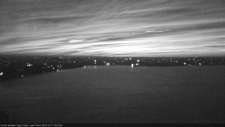 Lake Travis webcam, December 17, 2017 5:30 PM CT