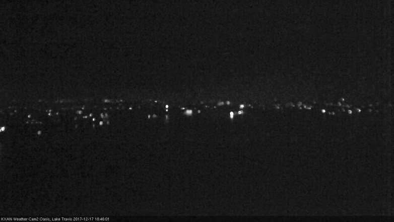 Lake Travis webcam, December 17, 2017 5:55 PM CT