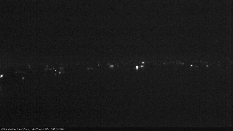 Lake Travis webcam, December 17, 2017 6:25 PM CT