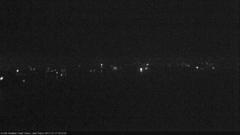 Lake Travis webcam, December 17, 2017 6:40 PM CT