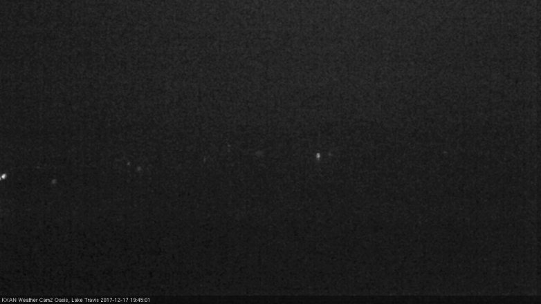 Lake Travis webcam, December 17, 2017 7:00 PM CT