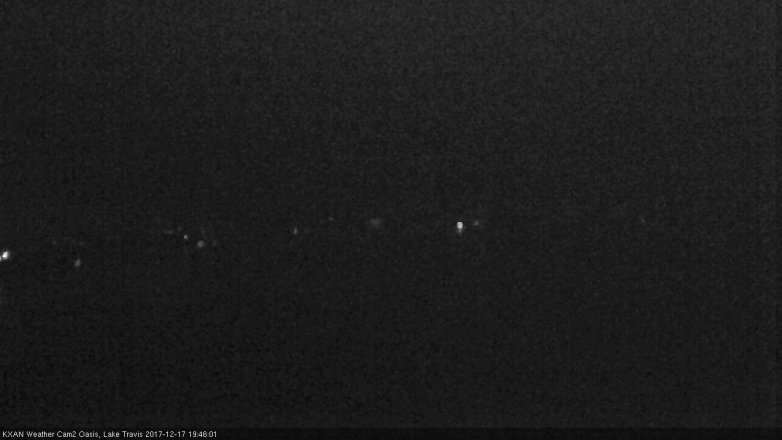 Lake Travis webcam, December 17, 2017 7:15 PM CT