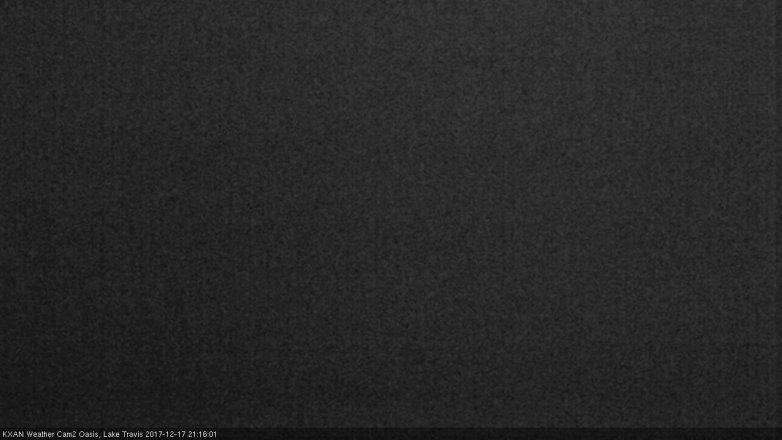 Lake Travis webcam, December 17, 2017 8:30 PM CT