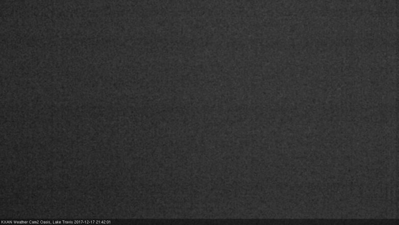 Lake Travis webcam, December 17, 2017 9:00 PM CT