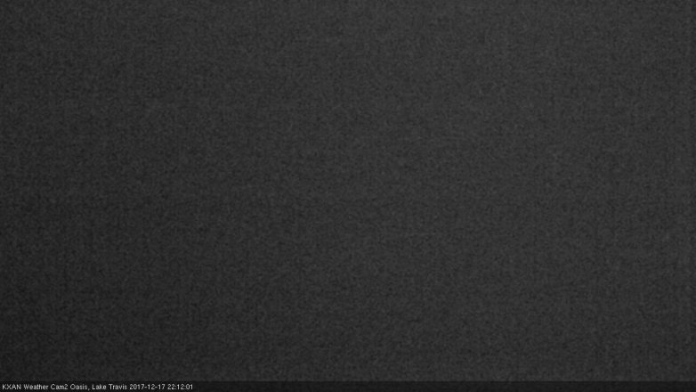 Lake Travis webcam, December 17, 2017 9:35 PM CT