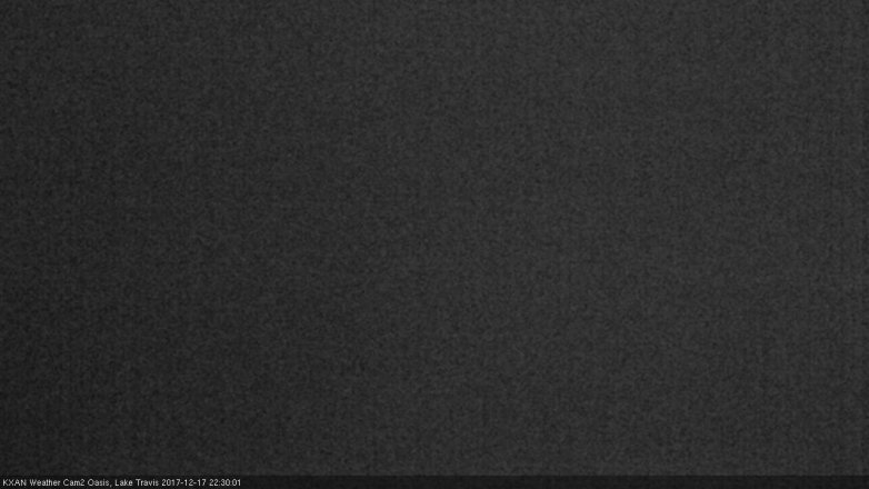 Lake Travis webcam, December 17, 2017 9:50 PM CT