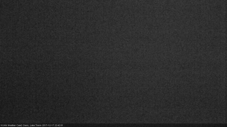 Lake Travis webcam, December 17, 2017 10:05 PM CT