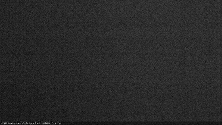 Lake Travis webcam, December 17, 2017 10:20 PM CT