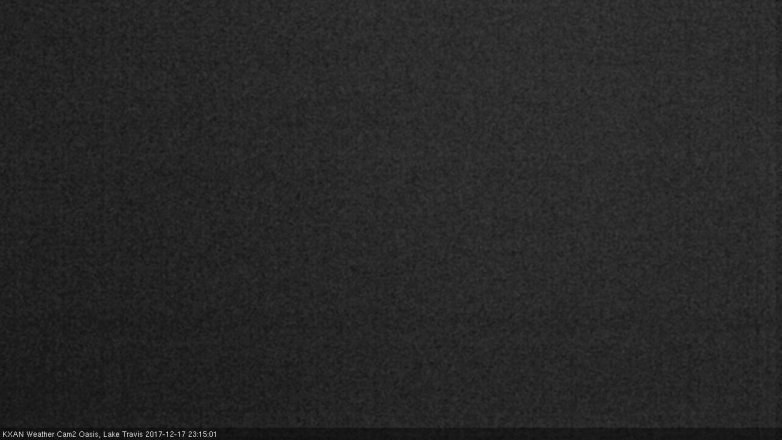 Lake Travis webcam, December 17, 2017 10:30 PM CT